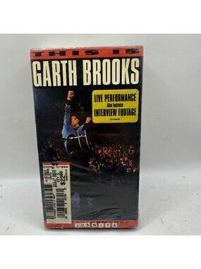 This Is Garth Brooks VHS Live Performance & Interview Footage 1990 Country Music